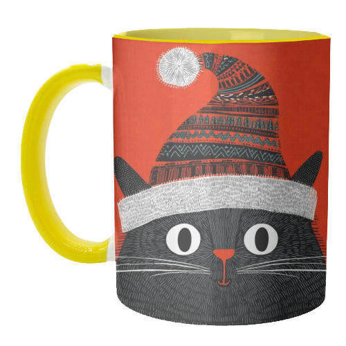Christmas Cutie - unique mug by DejaReve