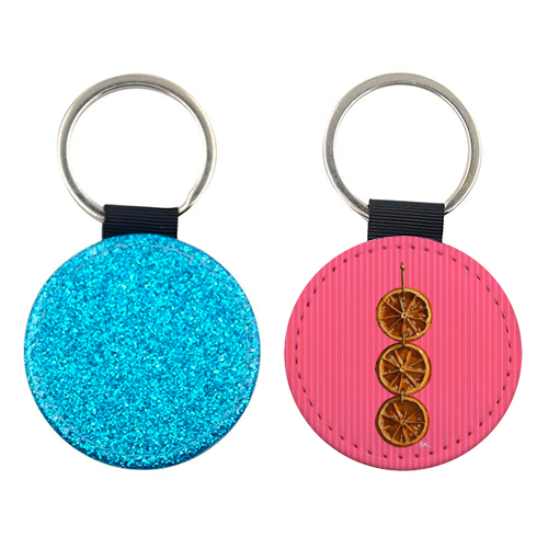 Christmas Dried Oranges - keyring by Beverley Rae