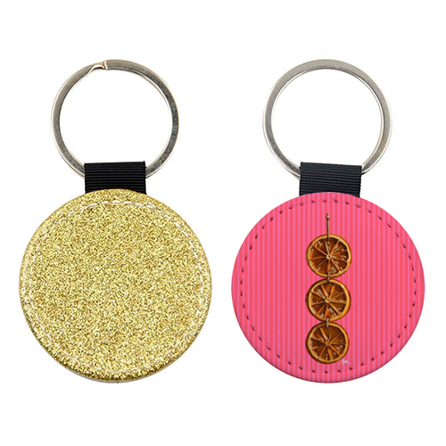 Christmas Dried Oranges - keyring by Beverley Rae