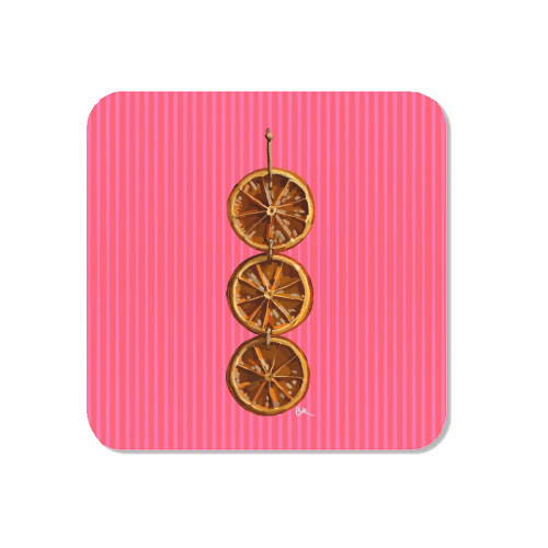 Christmas Dried Oranges - Magnet by Beverley Rae