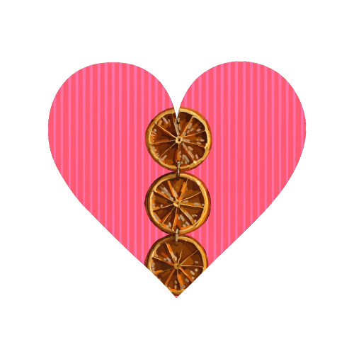 Christmas Dried Oranges - Magnet by Beverley Rae