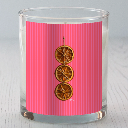 Christmas Dried Oranges - scented candle by Beverley Rae