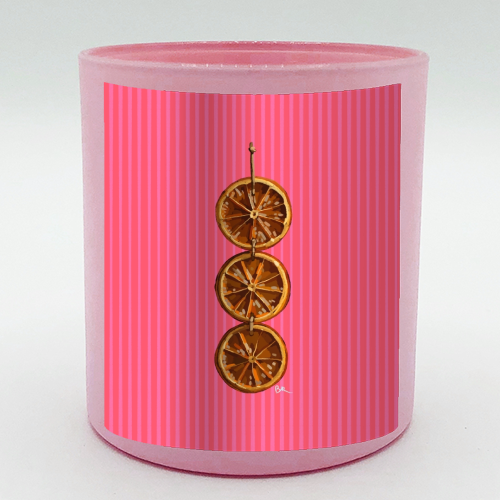 Christmas Dried Oranges - scented candle by Beverley Rae