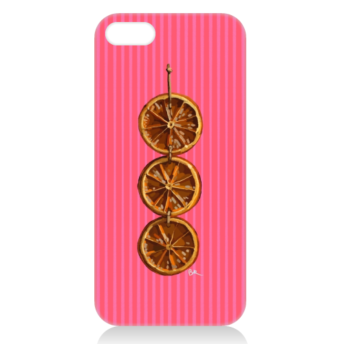 Christmas Dried Oranges - unique phone case by Beverley Rae