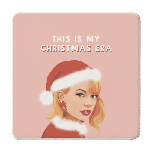 Christmas Era - personalised beer coaster by Giddy Kipper
