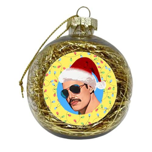 Christmas Freddie - xmas bauble by DOLLY WOLFE