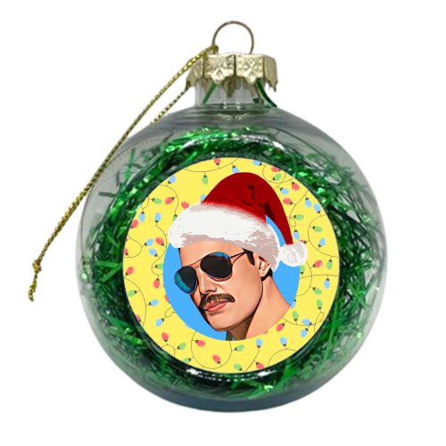 Christmas Freddie - xmas bauble by DOLLY WOLFE