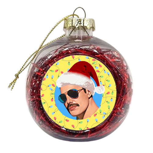 Christmas Freddie - xmas bauble by DOLLY WOLFE