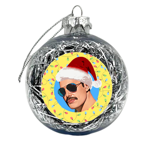 Christmas Freddie - xmas bauble by DOLLY WOLFE