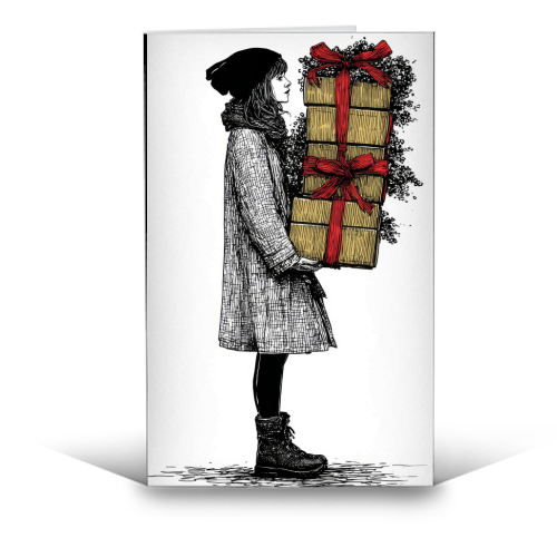 Christmas gifts - funny greeting card by DejaReve