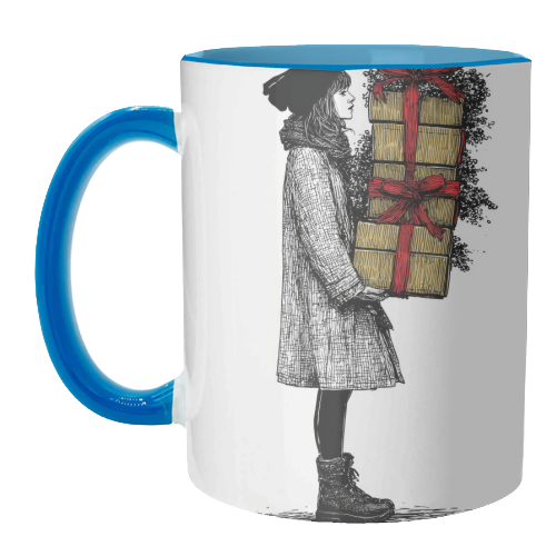 Christmas gifts - unique mug by DejaReve