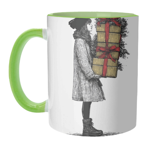 Christmas gifts - unique mug by DejaReve