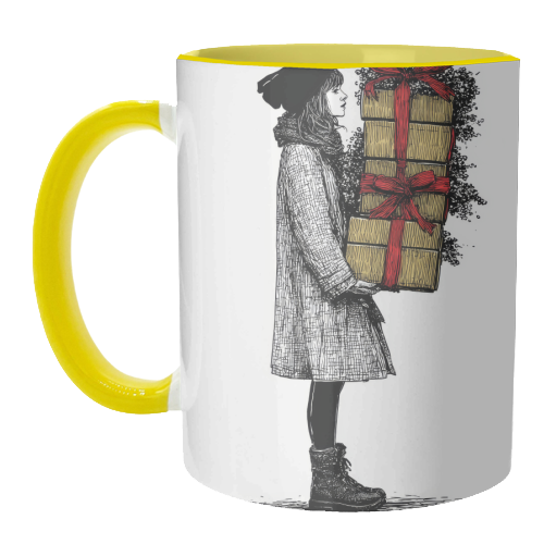 Christmas gifts - unique mug by DejaReve