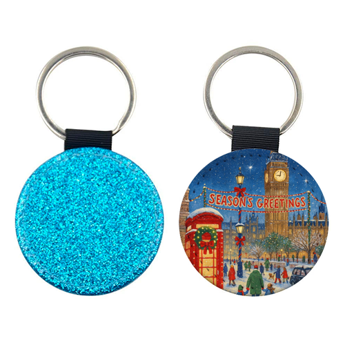 Christmas in London - keyring by Ms Doodle