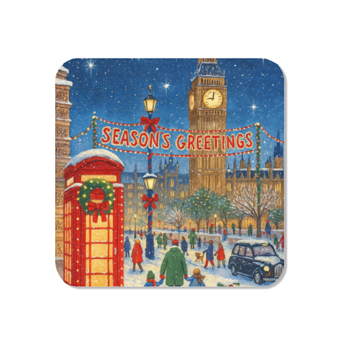 Christmas in London - Magnet by Ms Doodle