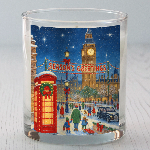 Christmas in London - scented candle by Ms Doodle