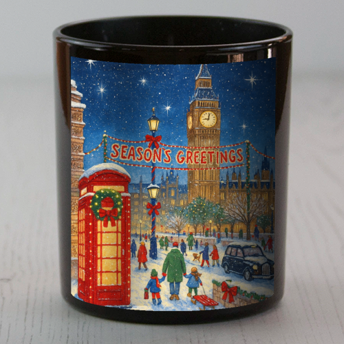 Christmas in London - scented candle by Ms Doodle