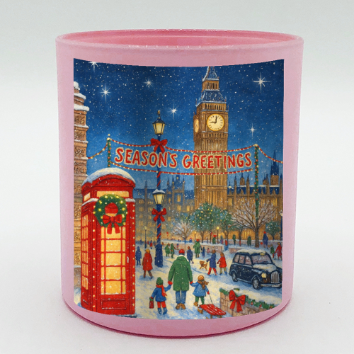 Christmas in London - scented candle by Ms Doodle