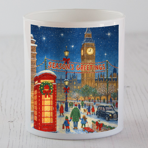 Christmas in London - scented candle by Ms Doodle