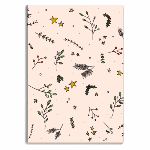 Christmas in Nature - personalised A4, A5, A6 notebook by Pink and Pip