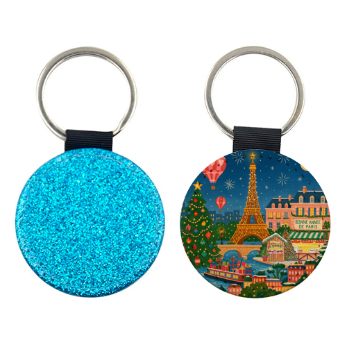 Christmas in Paris - keyring by Ms Doodle