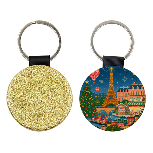 Christmas in Paris - keyring by Ms Doodle