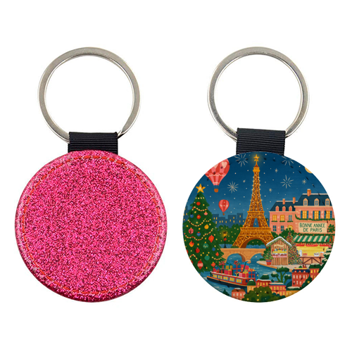 Christmas in Paris - keyring by Ms Doodle