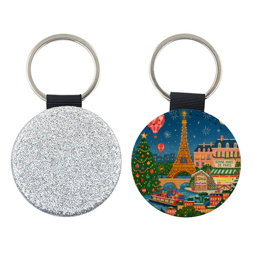 Christmas in Paris - keyring by Ms Doodle