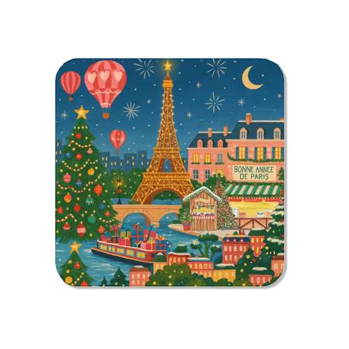 Christmas in Paris - Magnet by Ms Doodle