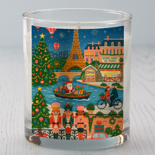 Christmas in Paris - scented candle by Ms Doodle
