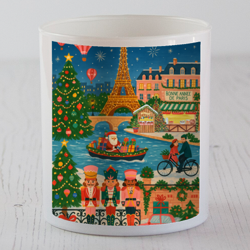 Christmas in Paris - scented candle by Ms Doodle