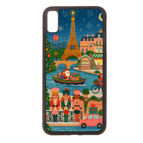 Christmas in Paris - stylish phone case by Ms Doodle