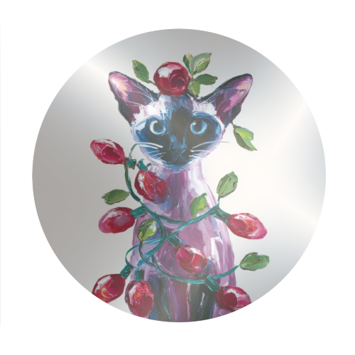 Christmas is coming - Circle Sticker by DejaReve