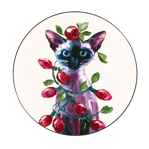 Christmas is coming - Circle Sticker by DejaReve