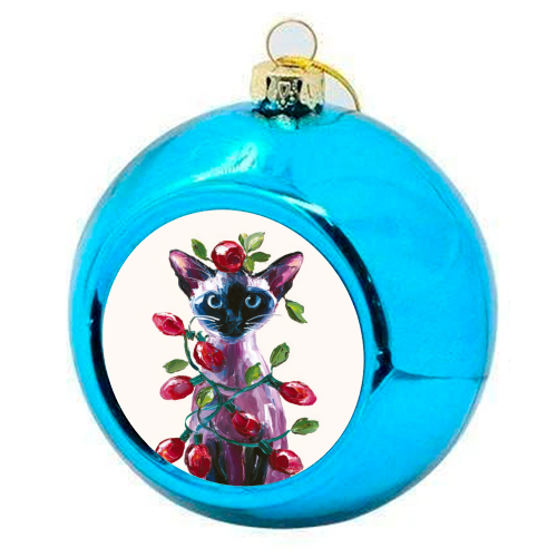 Christmas is coming - colourful christmas bauble by DejaReve