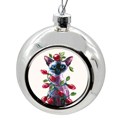 Christmas is coming - colourful christmas bauble by DejaReve