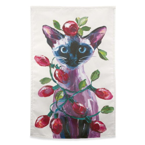 Christmas is coming - funny tea towel by DejaReve