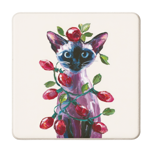 Christmas is coming - personalised beer coaster by DejaReve