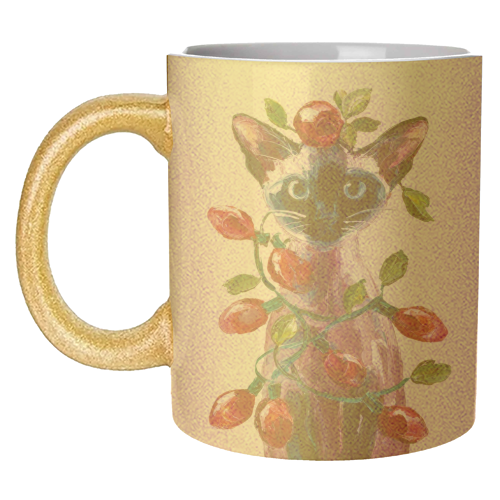 Christmas is coming - unique mug by DejaReve