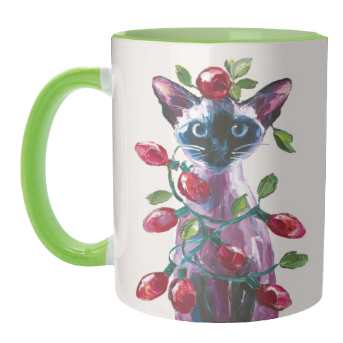 Christmas is coming - unique mug by DejaReve