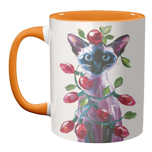 Christmas is coming - unique mug by DejaReve