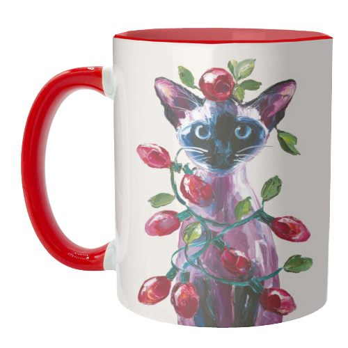 Christmas is coming - unique mug by DejaReve