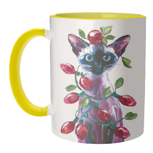 Christmas is coming - unique mug by DejaReve