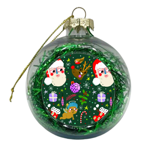 CHRISTMAS JOY - xmas bauble by Nichola Cowdery