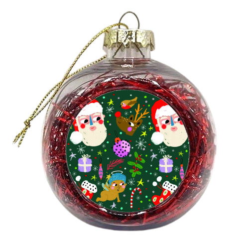 CHRISTMAS JOY - xmas bauble by Nichola Cowdery