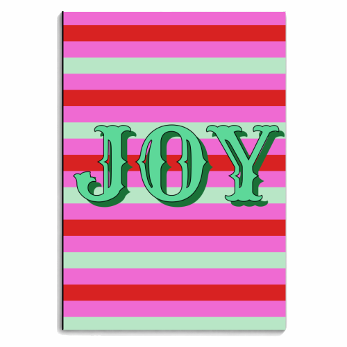 Christmas Joy - personalised A4, A5, A6 notebook by Nida Designs