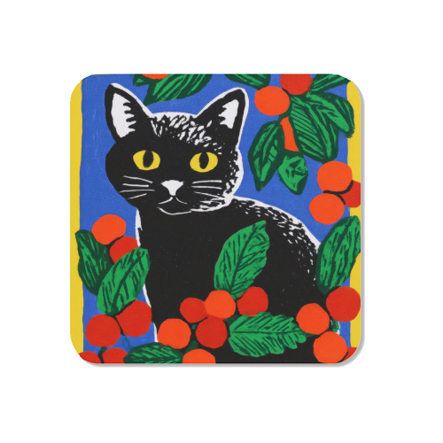 Christmas kitty mood - Magnet by DejaReve