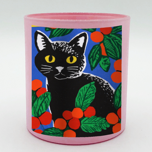 Christmas kitty mood - scented candle by DejaReve