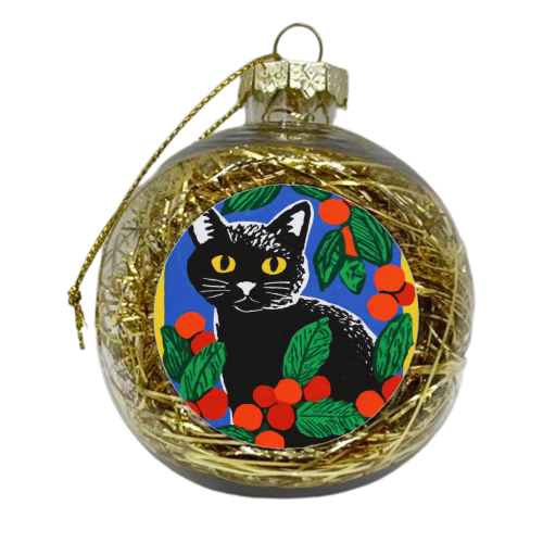 Christmas kitty mood - xmas bauble by DejaReve