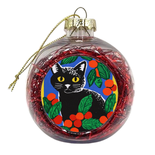 Christmas kitty mood - xmas bauble by DejaReve